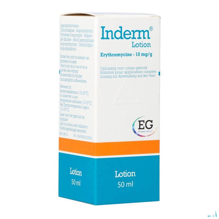 Inderm 10 mg/g Solution Derm 50 ml  -  EG