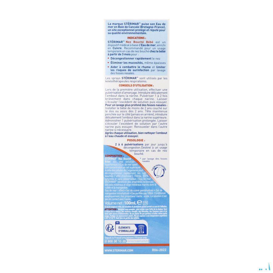 Sterimar Baby Hypertone Neusspray Zeewater 100 ml  -  Melisana