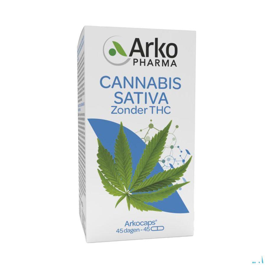 Arkogelules Cannabis Caps 45  -  Arkopharma 