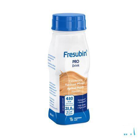 Fresubin Pro Drink Abrikoos Perzik Fl 4X200 ml