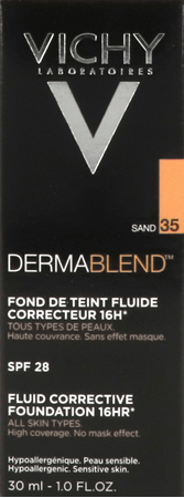 Vichy Fdt Dermablend Fluide 35 Sand 30 ml  -  Vichy