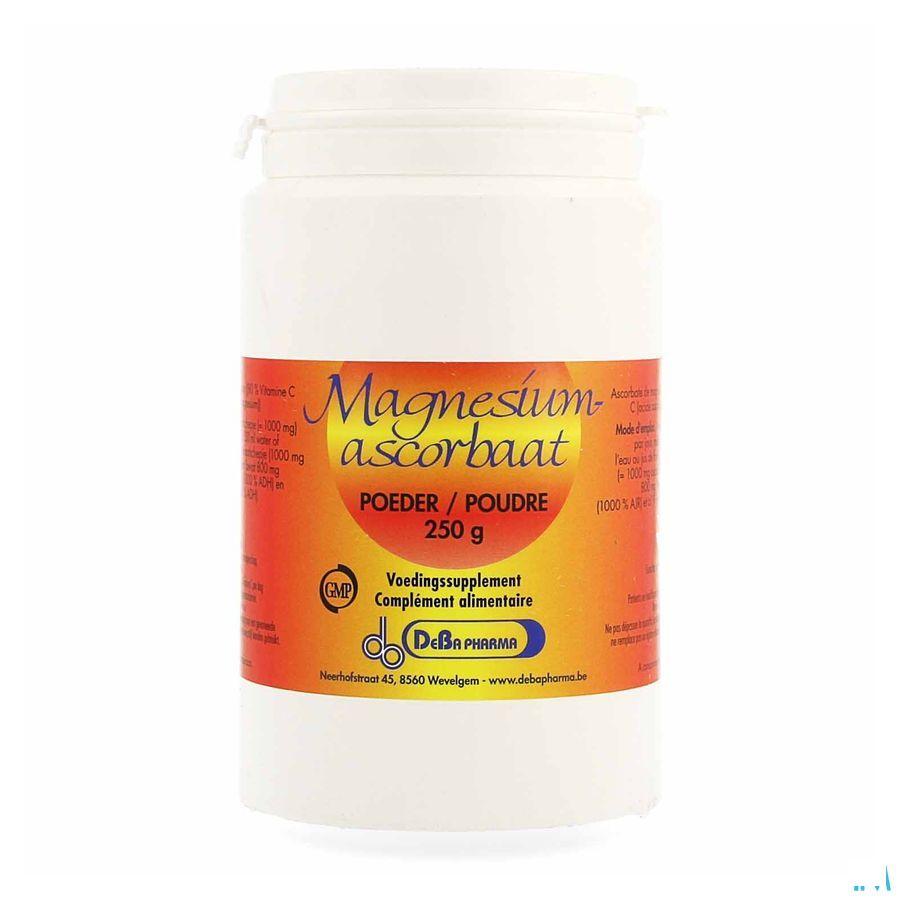 Ascorbate Magnesium Poudre 250 gr  -  Deba Pharma