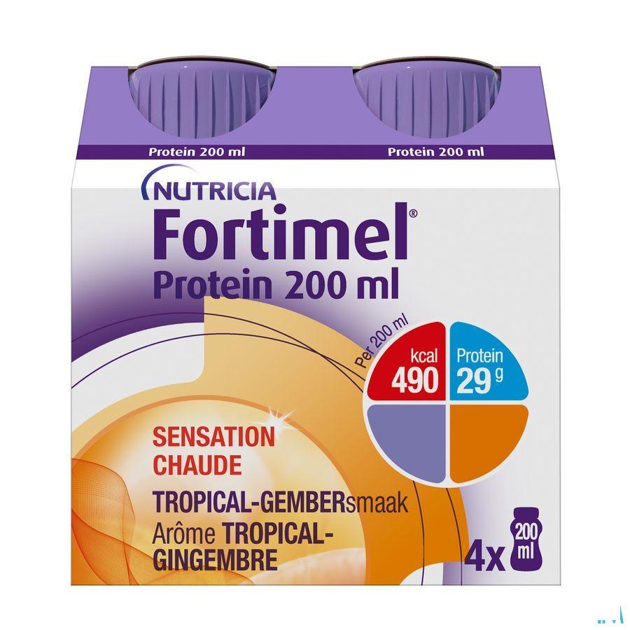 Fortimel Protein 200 ml Tropical Gember 4X200 ml  -  Nutricia