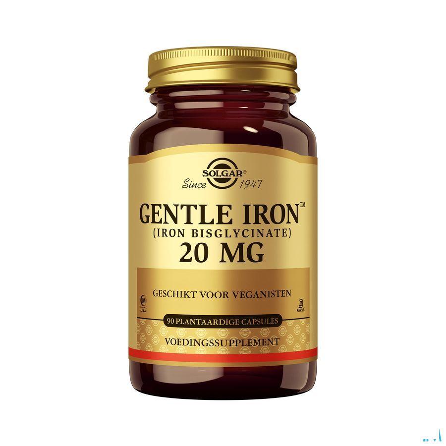 Solgar Gentle Iron V-Capsule 90x20 mg  -  Solgar Vitamins