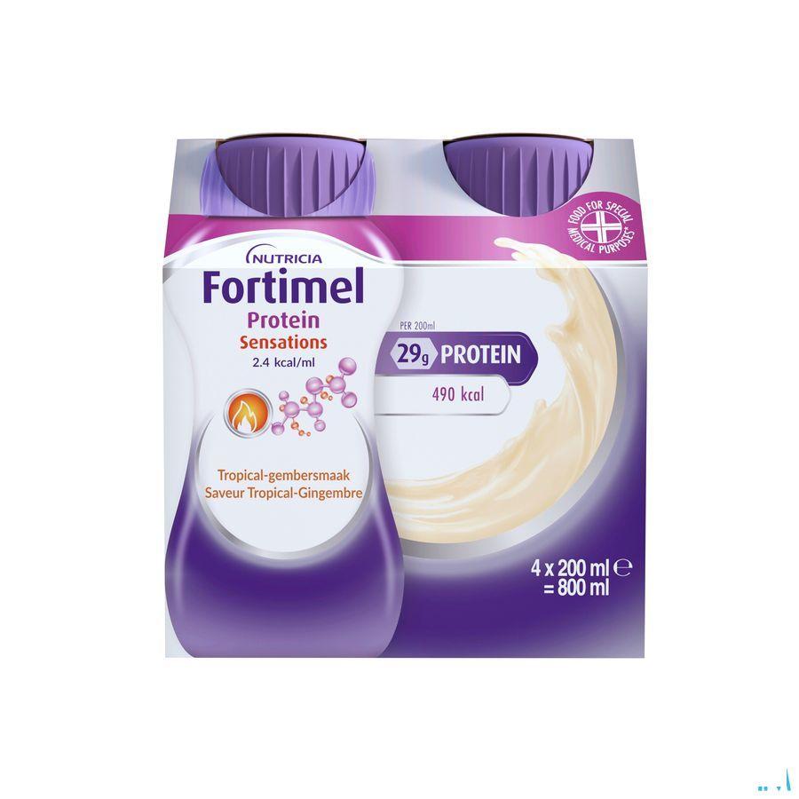Fortimel Protein 2.4Kcal Tropisch Gember 4 x 200 ml