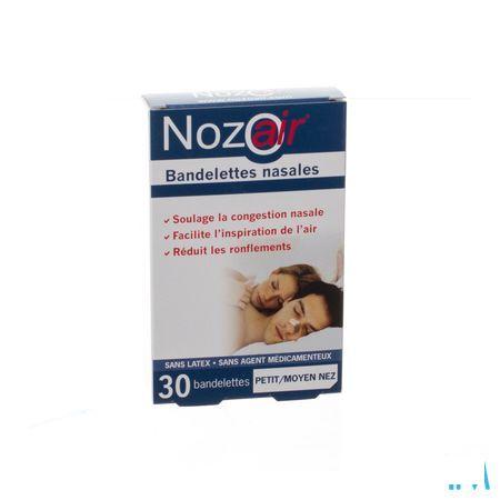 Nozoair Bandelette Nasale Petit-Moyen Nez 30