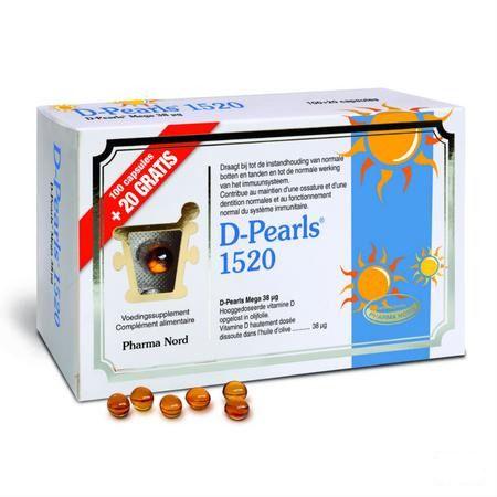 D-pearls 1520 Capsule 100 + 20  -  Pharma Nord