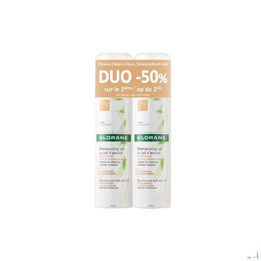Klorane Capilaire Shampooing Sec Ortie Teinte 2x150 ml