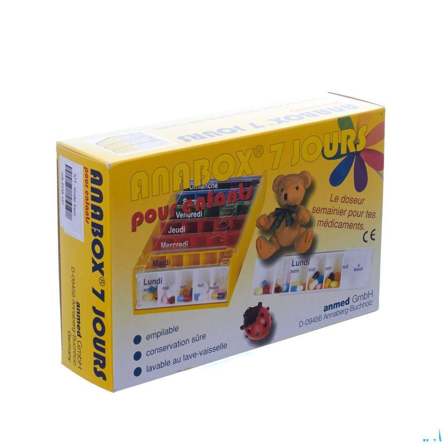 Anabox Pilbox Blauw 7 Dagen  -  Infinity Pharma