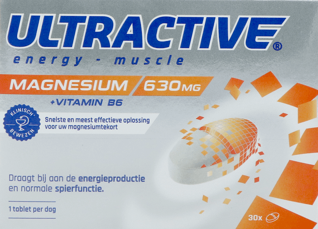 Ultractive Magnesium 630 mg Comprimes 30