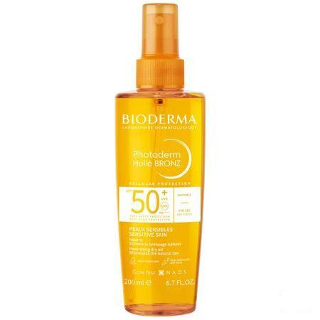Bioderma Photoderm Bronz Huile Seche Spf50 + 200 ml