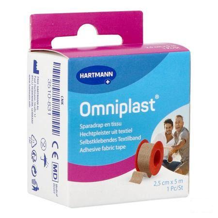 Omniplast 2,5cmx5m 1 P/s  -  Hartmann