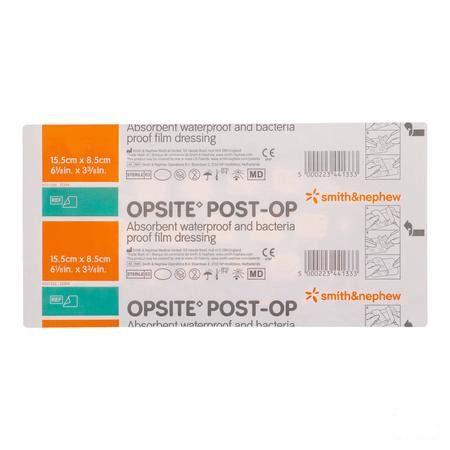 Opsite Post Op 15,5cmx 8,5cm 20 66000712  -  Smith Nephew