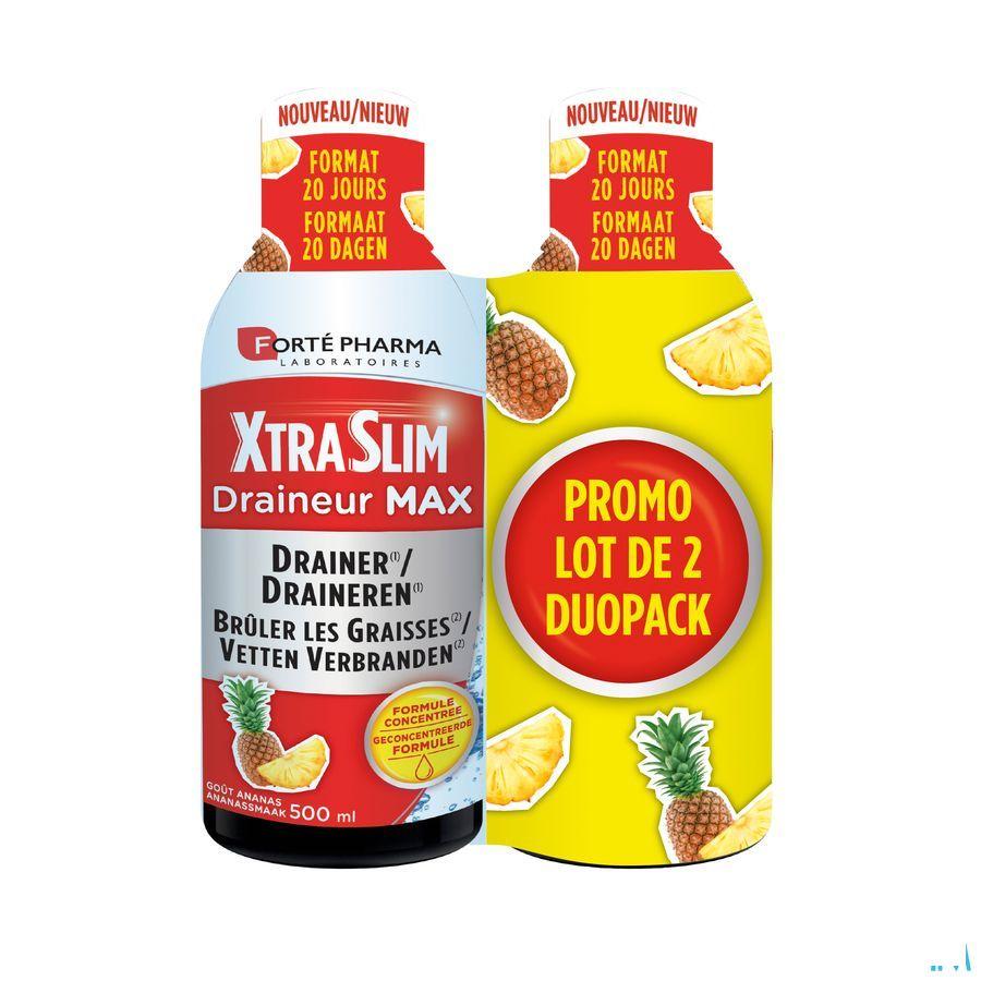 Xtraslim Draineur Max Duo 2 x 500 ml