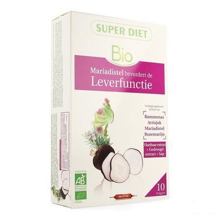 Super Diet Complexe Spijsvertering Bio Ampullen 20x15 ml  -  Superdiet Laboratoires
