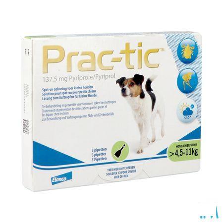 Prac-tic Spot-on Anti vlo-teek Kleine Hond .1x3