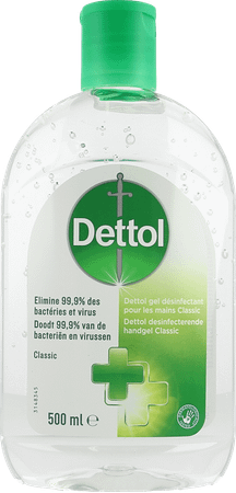 Dettol Desinfecterende Handgel Classic 500 ml