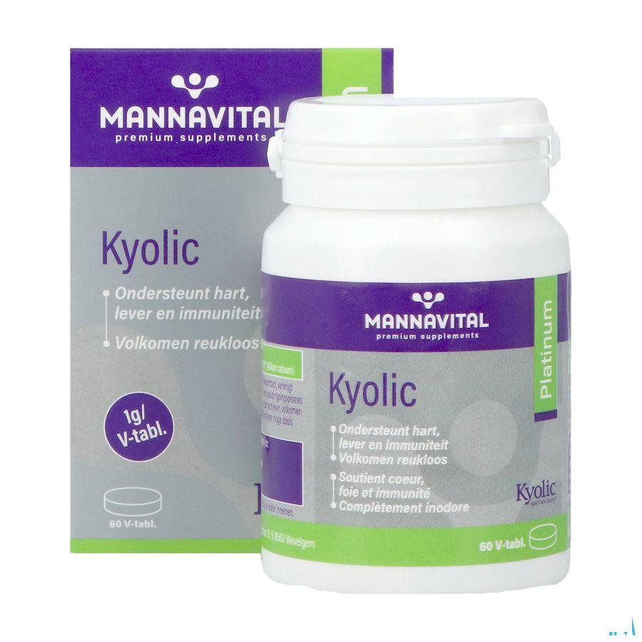 Mannavital Kyolic Platinum (ail Fermente) 60 caps