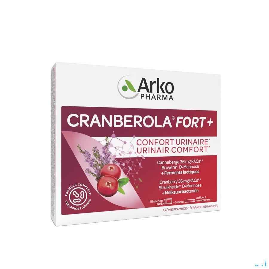 Cranberola Forte + Sach 5 + Stick 10  -  Arkopharma