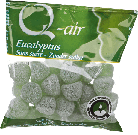 Q-air Eucalyptus Zonder Suiker Gom 85 gr  -  I.D. Phar