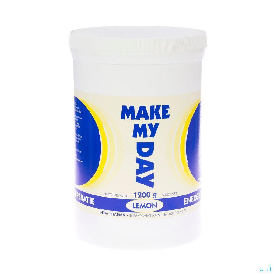 Make My Day Citroen Poeder Oplosbaar 1200 gr  -  Deba Pharma
