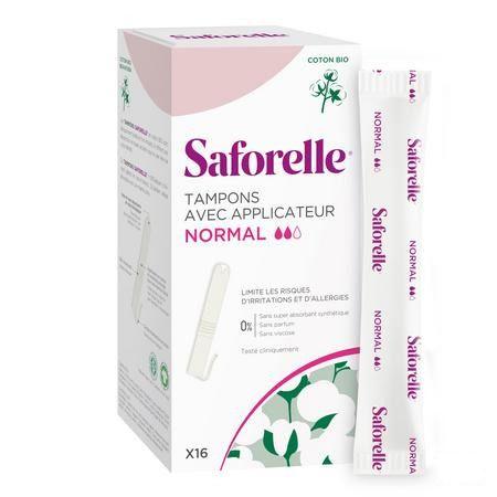 Saforelle Tampons Inbrenghuls Normaal 16