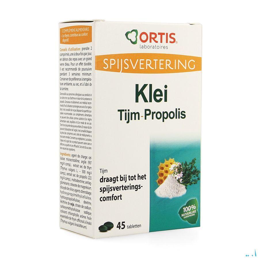 Ortis Klei-tijm-propolis Tabletten 3x15  -  Ortis