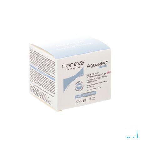 Aquareva Verzorging Nacht Hydra Intens 24u 50 ml  -  Noreva Led