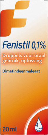 Fenistil 0,1% Drinkbare Oplossing 1 mg/ml Druppels 20 ml