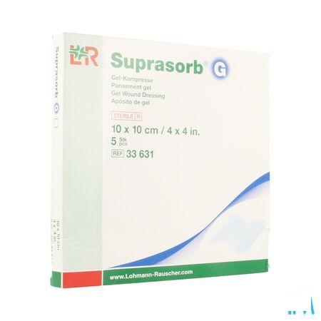 Suprasorb G Kompres 10x 10cm 5 33631  -  Lohmann & Rauscher