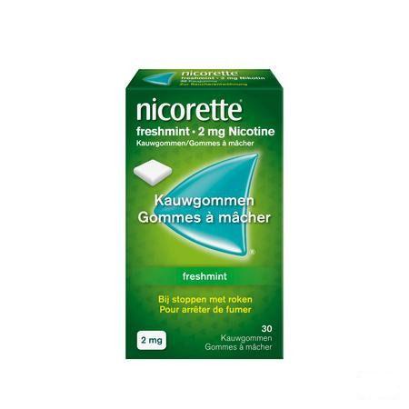 Nicorette Freshmint Gomme Mach 30x2 mg