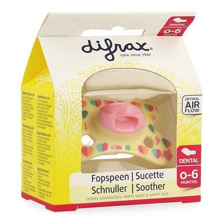 Difrax Fopspeen Sil Mini-dental 0-6m 799  -  Difrax