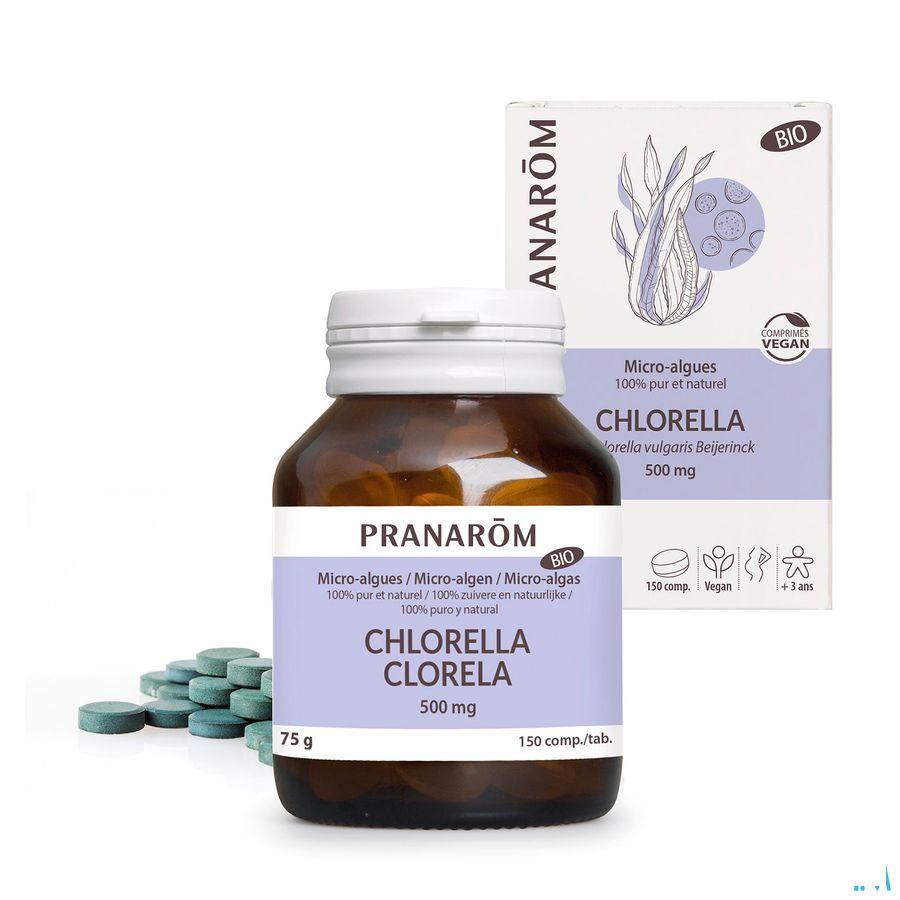 Microalgues Chorella Tabl 150X500 mg Pranarom  -  Pranarom