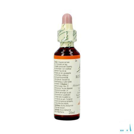 Bach Flower Remedie 26 Rock Rose 20 ml