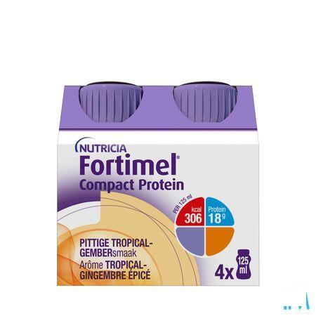 Fortimel Compact Protein Tropic.gemb.pittig4x125 ml  -  Nutricia