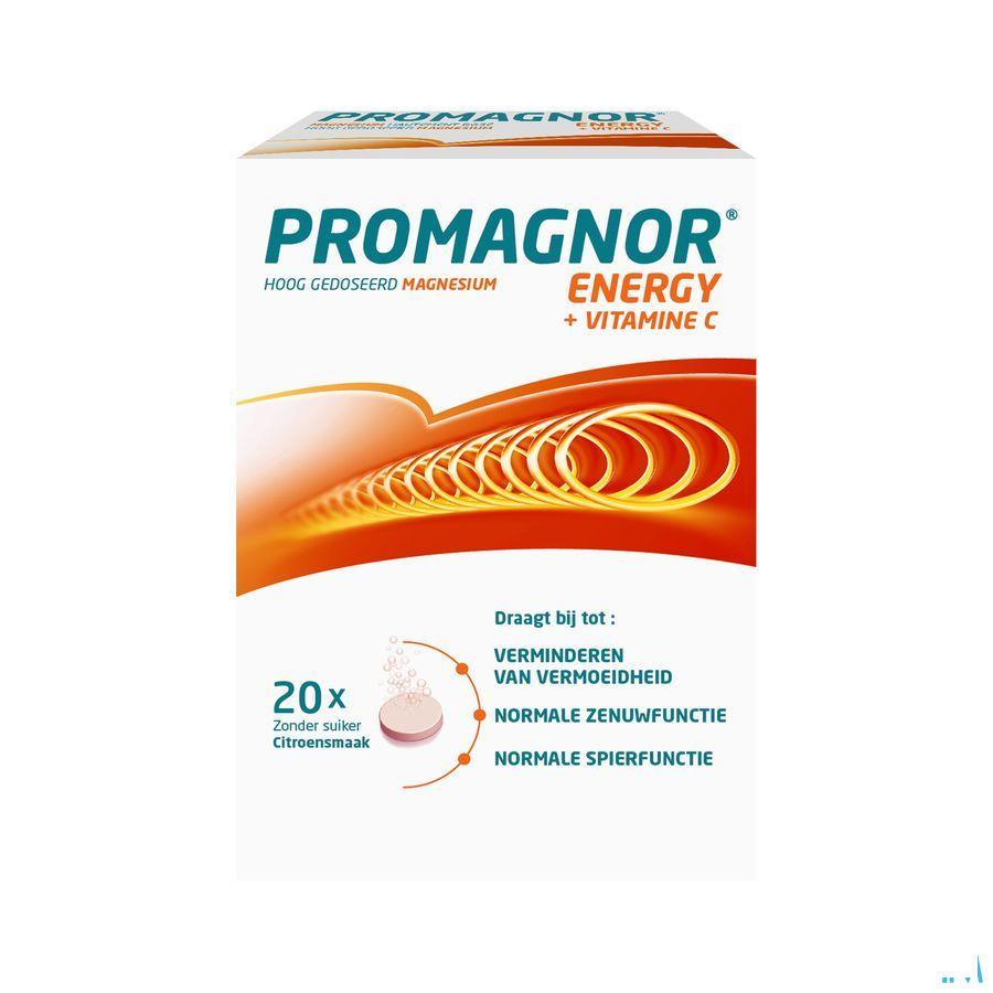 Promagnor Energy + Vit C Bruistabletten 2x10