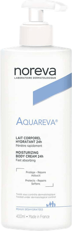 Aquareva Lichaamsmelk Hydra 24u Pompfl 400 ml  -  Noreva Led