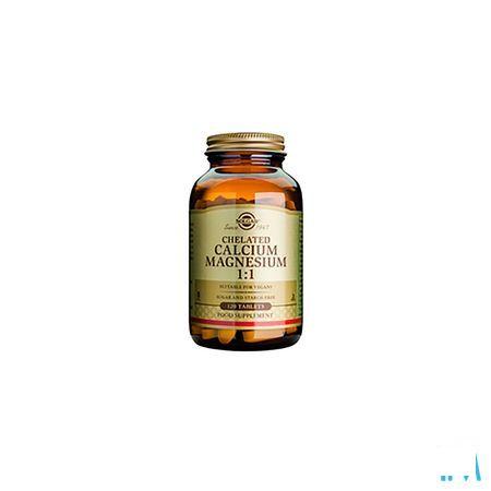 Solgar Chelated Calcium Magnesium 1:1 Comprimes 120  -  Solgar Vitamins