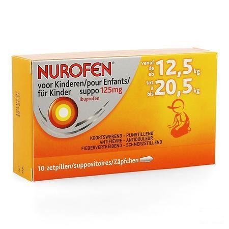 Nurofen Enfant 125 mg Suppo 10 X 125 mg