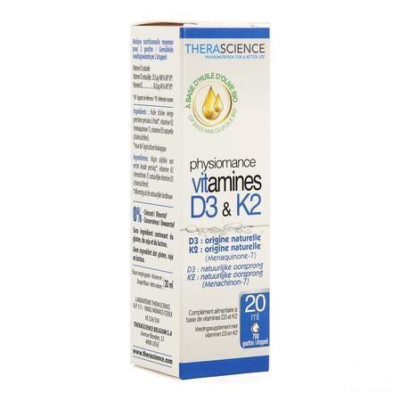 D3 K2 Flacon 20 Ml Physiomance PHY309  -  Therascience