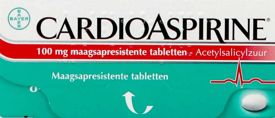 Cardioaspirine Maagsapresist. Tabletten 84 X 100 mg