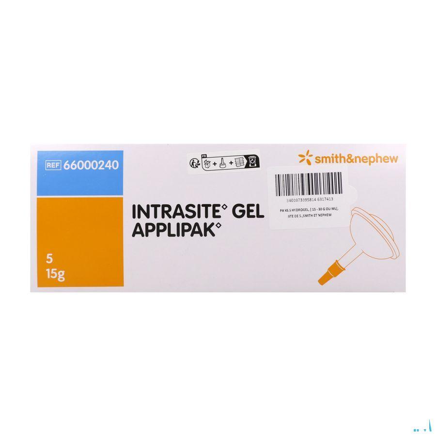 Intrasite Gel 5 X 15 gr 66000240  -  Smith Nephew