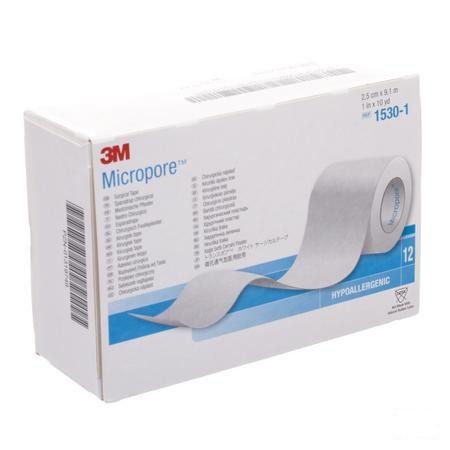 Micropore 3m Hechtpleister 25mmx9,14m Rol 12 1530  -  3M