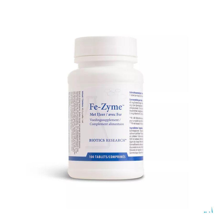 Biotics Fe-Zyme 25mg 100 comprimés  -  Energetica Natura