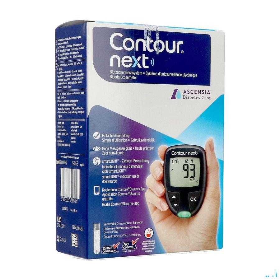 Contour Next Koppelbaar Bloedglucosemeter mg/dL Belgie