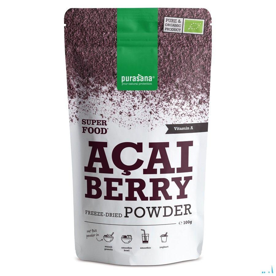 Purasana Acaibes Poeder 100 gr Be-bio-02