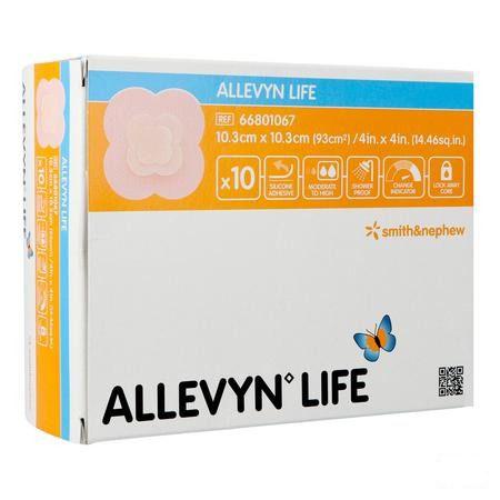 Allevyn Life Verband 10,3x10,3cm 10 66801067  -  Smith Nephew