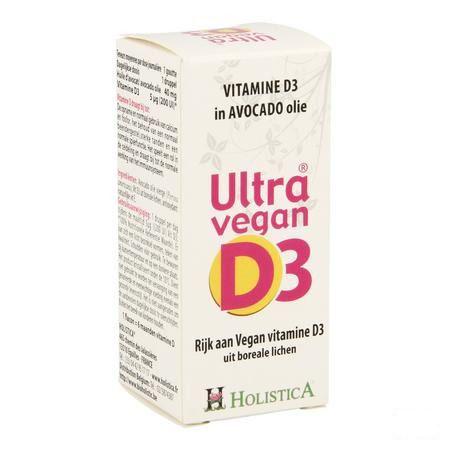 Ultra Vegan D3 Druppels 8ml Holistica  -  Bioholistic Diffusion