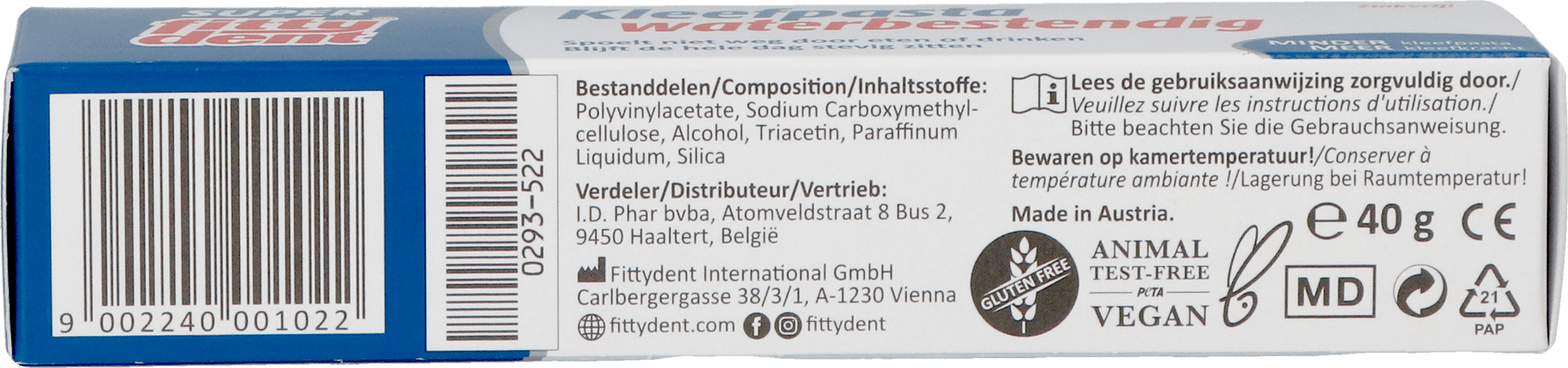 Fittydent Creme Adhesive 40 gr  -  I.D. Phar