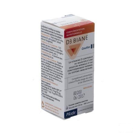 D3 Biane Liquide 20 ml  -  Pileje